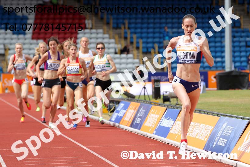 Womens 1500 metres, Sainsbury's British Champs, Alexander Stadium, Birmingham. Photo: David T. Hewitson/Sprts for All Pics